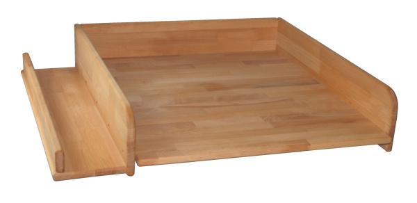 Wickelaufsatz für Waschmaschine oder Trockner echtes Holz Buche geölt Praktischer Wickeltischaufsatz 60x70cm